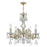 Crystorama Maria Theresa 5 Light Spectra Crystal Gold Chandelier