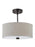 Visual Comfort & Co. Studio Collection Dayna Shade Pendants contemporary 2-light indoor dimmable flush or semi-flush convertible ceiling mo