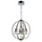 CWI Lighting Abia 4 Light Up Chandelier With Chrome Finish