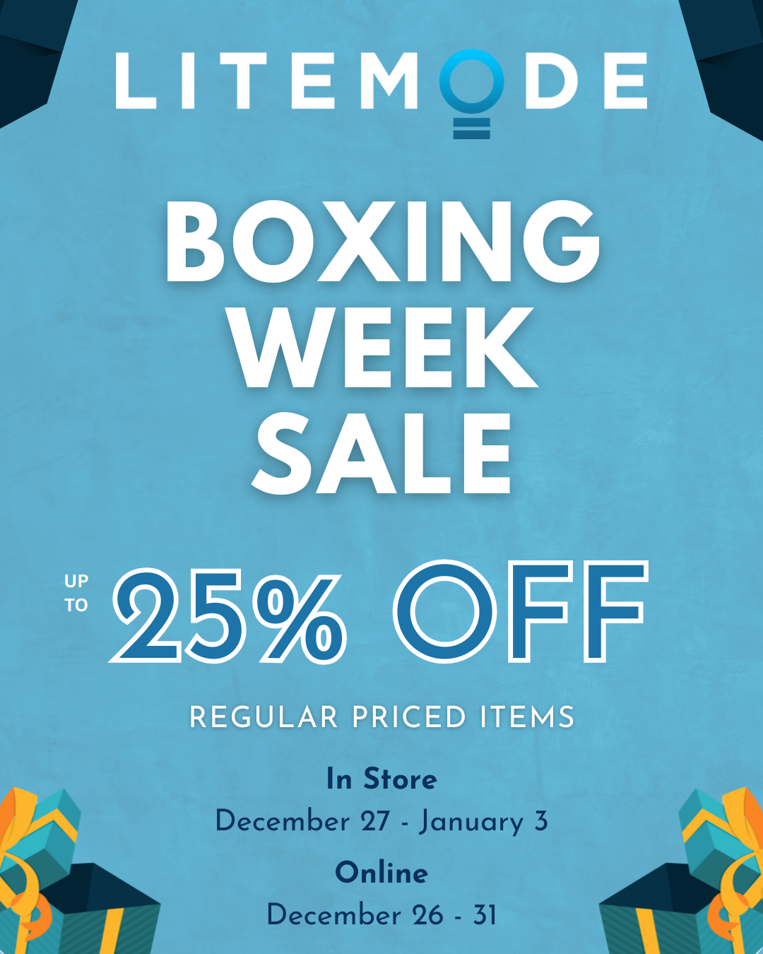 BOXING WEEK SALE