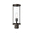 Kagen Outdoor Post Light With Clear Glass Panels | P540112-020