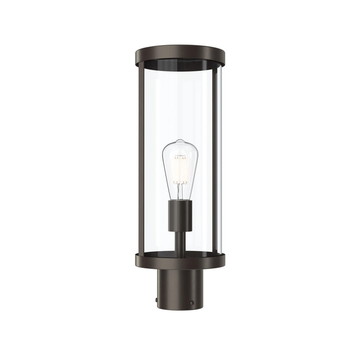 Kagen Outdoor Post Light With Clear Glass Panels | P540112-020