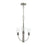 Jheni Three-light Chandelier With Clear Glass Shades | P400452-009