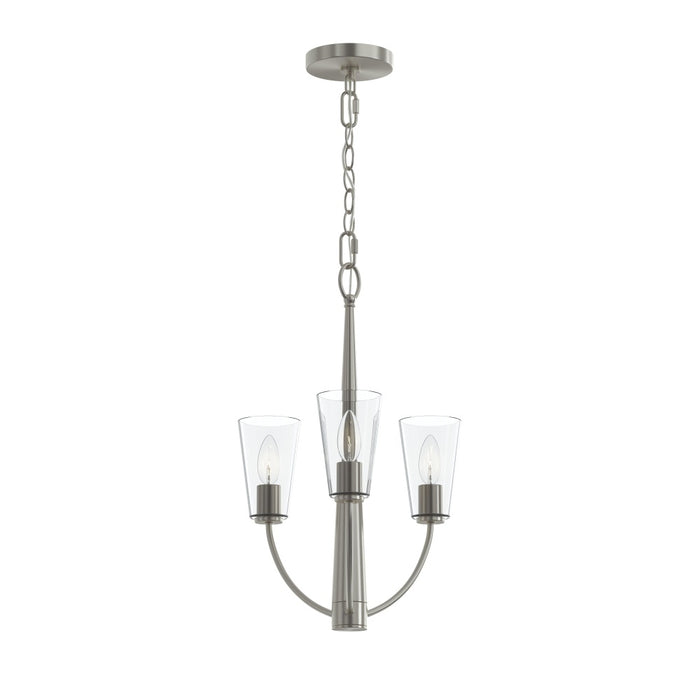 Jheni Three-light Chandelier With Clear Glass Shades | P400452-009