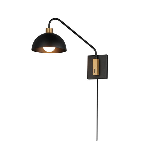 Thelonious-wall Sconce | 10021BKNAB