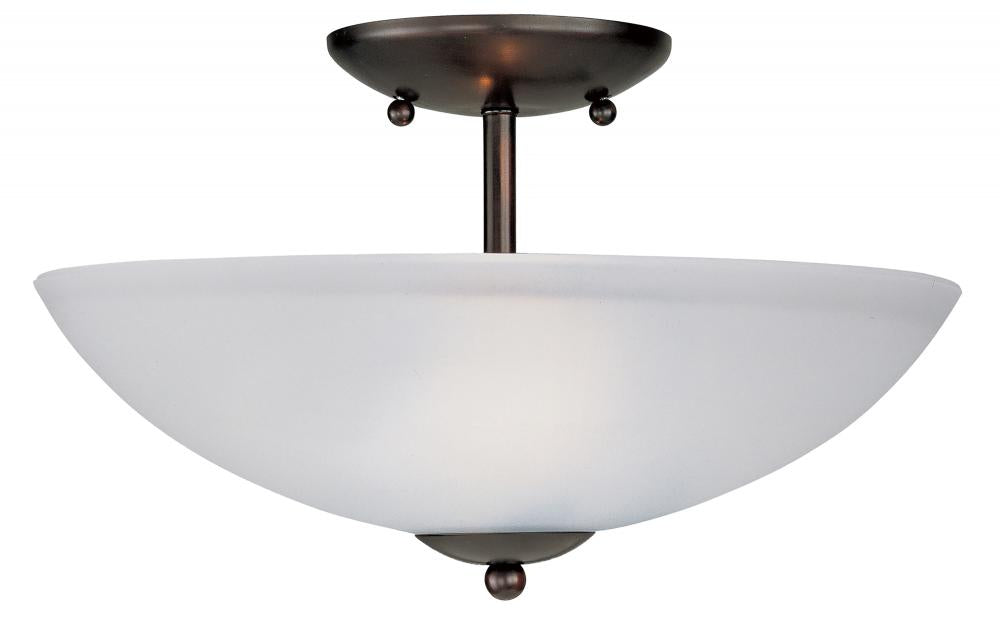 Logan-semi- Flush Mount | 10042FTBK