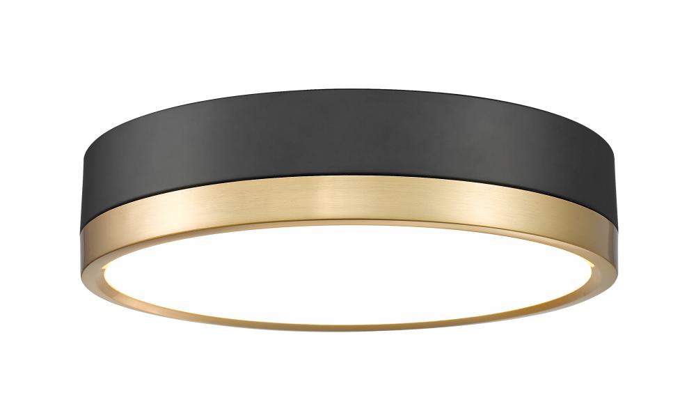 1 Light Flush Mount | 1006F12-MB-MGLD-LED