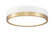 1 Light Flush Mount | 1006F12-MW-MGLD-LED
