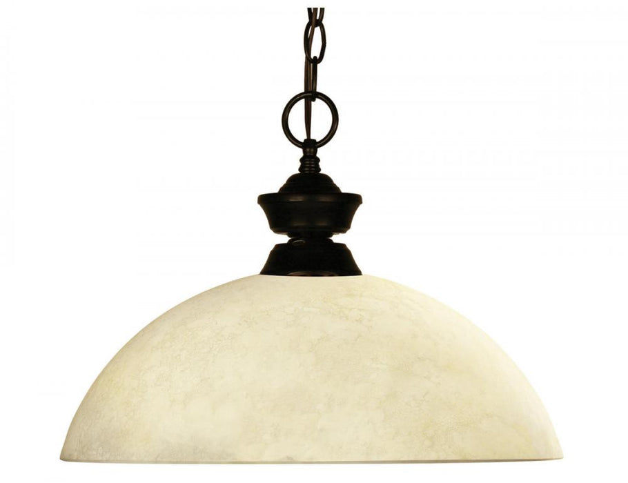 1 Light Pendant | 100701BRZ-DGM14