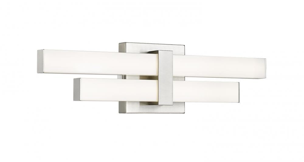 2 Light Vanity | 1008-18W-BN-LED