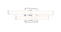 2 Light Vanity | 1008-18W-CH-LED