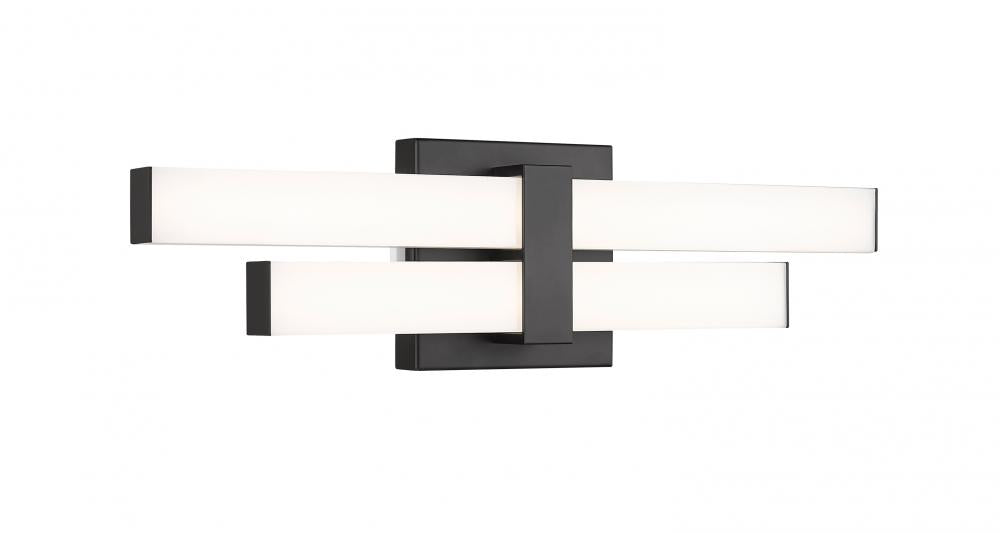 2 Light Vanity | 1008-18W-MB-LED