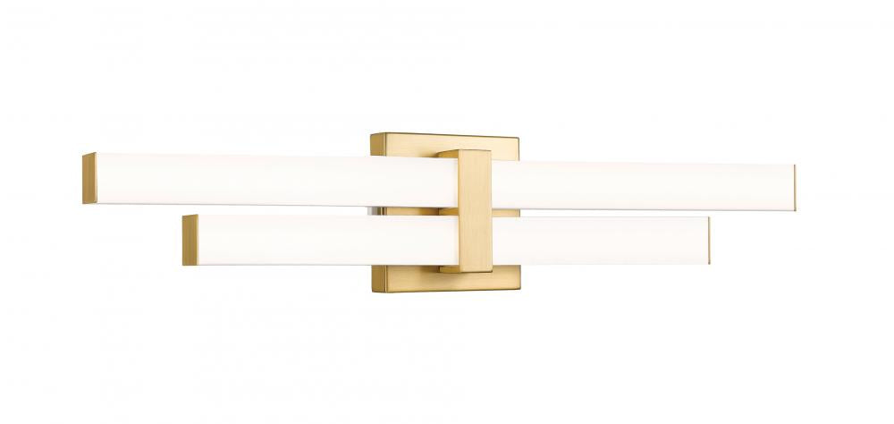 2 Light Vanity | 1008-25W-MGLD-LED