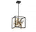 Lib & Co. CA Terlizzi, Square LED Chandelier, Matte Black