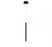 Lib & Co. CA Amalfi, 1 Light LED Pendant, Matte Black