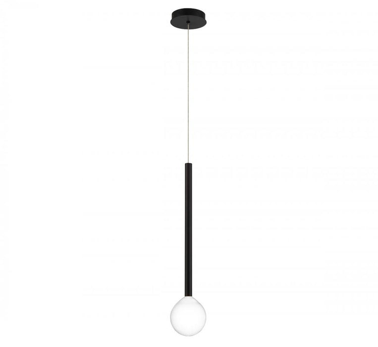 Lib & Co. CA Positano, 1 Light LED Pendant, Matte Black