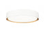 1 Light Flush Mount | 1014F16-MW-MGLD-LED