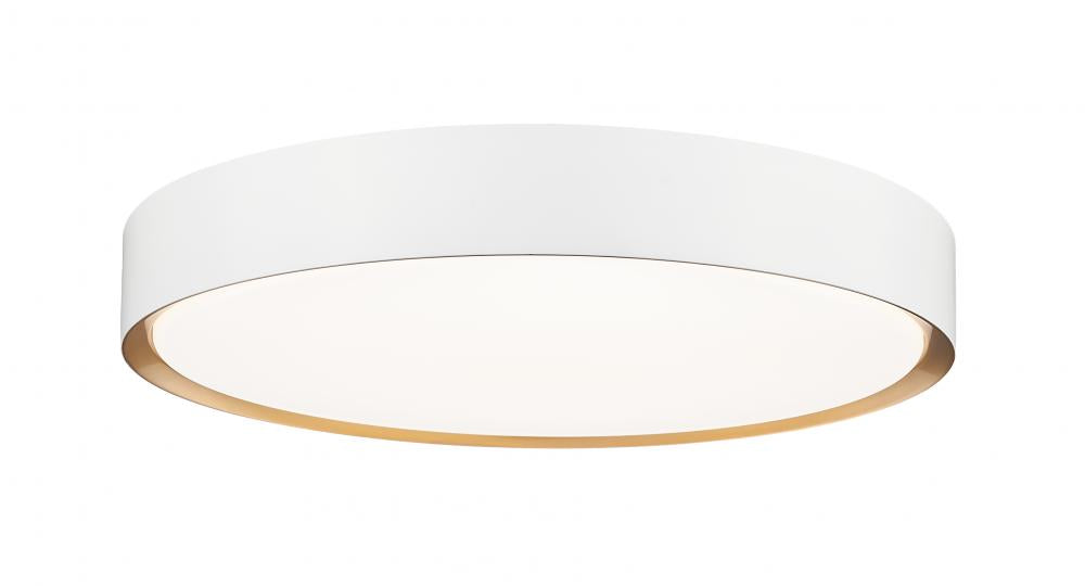 1 Light Flush Mount | 1014F20-MW-MGLD-LED