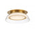 Lib & Co. CA Pescara, Small LED Ceiling Mount, Plated Brushed Gold