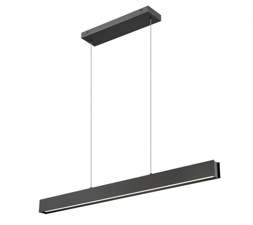 1 Light Linear Chandelier | 1016-45L-MB-LED