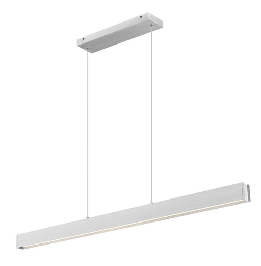 1 Light Linear Chandelier | 1016-55L-BN-LED