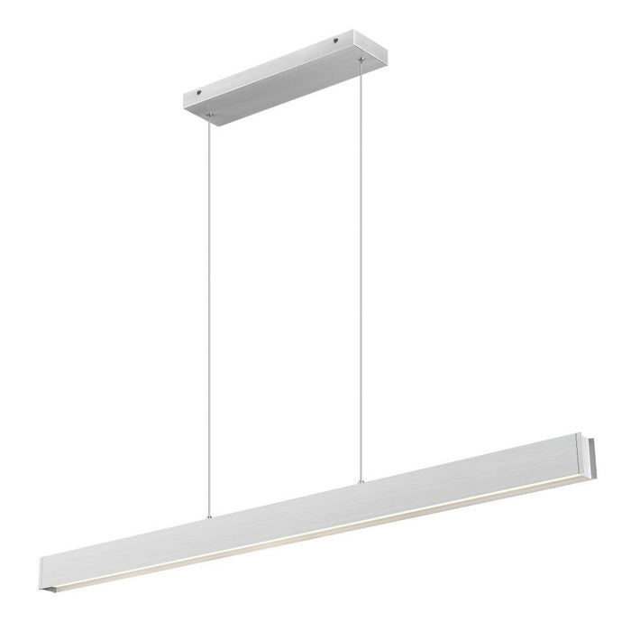 1 Light Linear Chandelier | 1016-55L-BN-LED