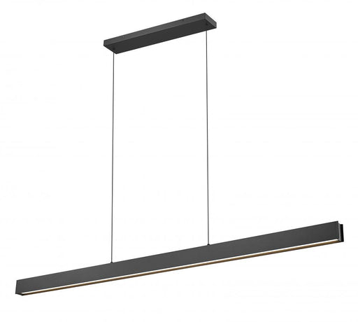 1 Light Linear Chandelier | 1016-72L-MB-LED
