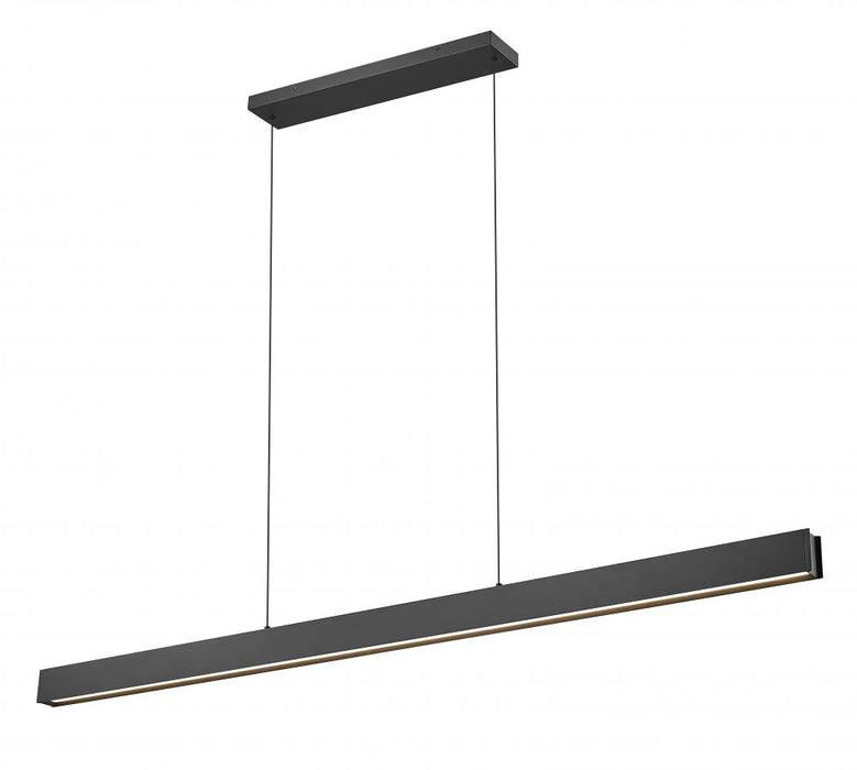 1 Light Linear Chandelier | 1016-72L-MB-LED