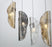 Lib & Co. CA Sorrento, 3 Light LED Pendant, Mixed, Chrome Canopy