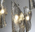 Lib & Co. CA Sorrento, 16 Light Oval LED Chandelier, Smoke, Chrome Canopy