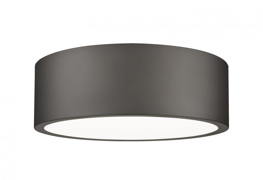 1 Light Flush Mount | 1017F12-BRZ-LED