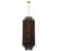 Lib & Co. CA Molfetta, 12 Light Grand Chandelier, Antique Brass with Black Beads