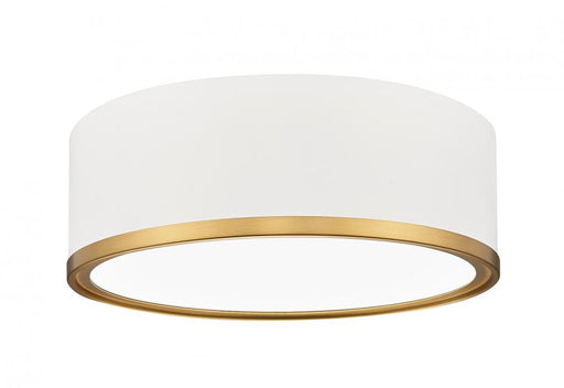1 Light Flush Mount | 1018F12-MW-MGLD-LED