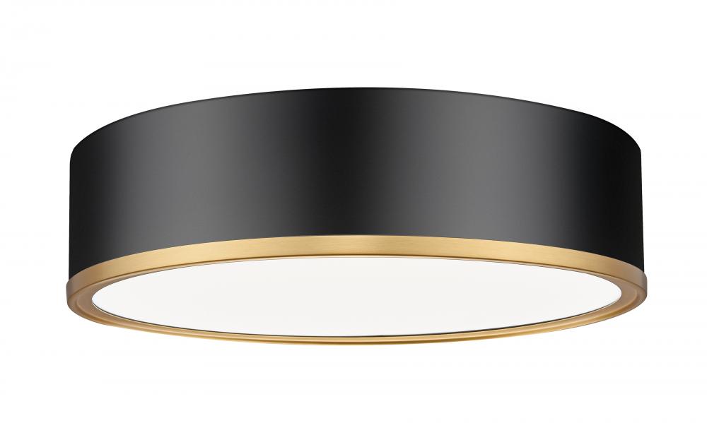 1 Light Flush Mount | 1018F16-MB-MGLD-LED