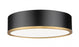 1 Light Flush Mount | 1018F16-MB-MGLD-LED