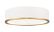 1 Light Flush Mount | 1018F16-MW-MGLD-LED