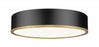 1 Light Flush Mount | 1018F20-MB-MGLD-LED