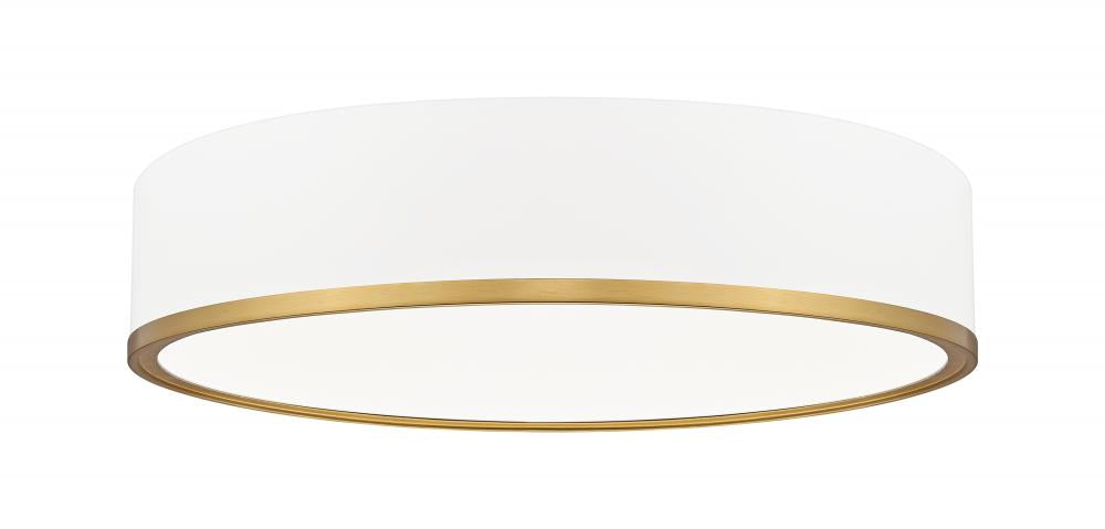 1 Light Flush Mount | 1018F20-MW-MGLD-LED