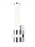 1 Light Wall Sconce | 1019-1S-CH-LED