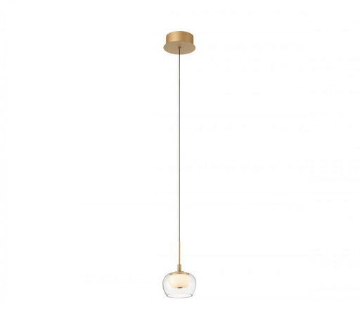 Lib & Co. CA Manarola, 1 Light LED pendant, Painted Antique Brass