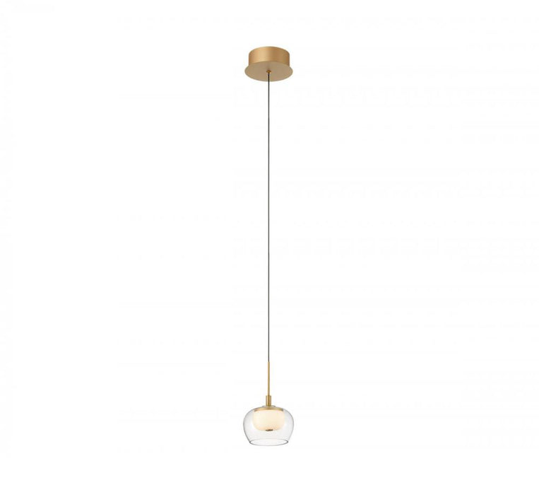 Lib & Co. CA Manarola, 1 Light LED pendant, Painted Antique Brass