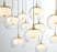 Lib & Co. CA Manarola, 31 Light LED Grand Chandelier, Matte Black