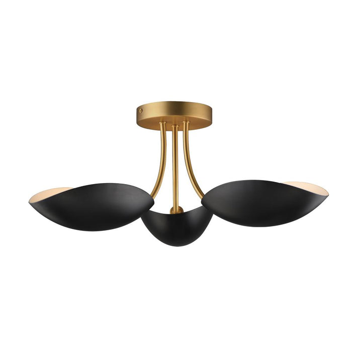 Maris-semi- Flush Mount | 10823BKNAB