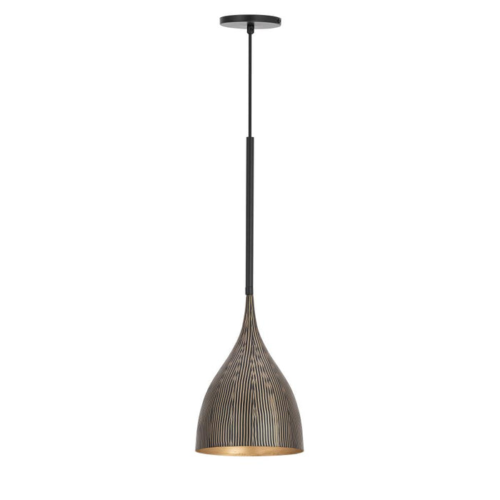 Fleur-mini Pendant | 10911BKGLD