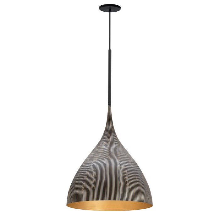 Fleur-single Pendant | 10913BKGLD