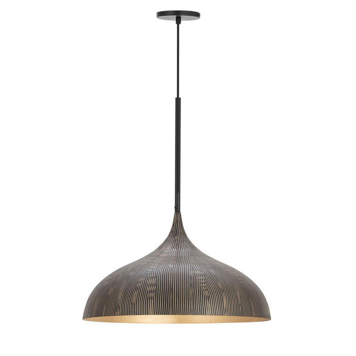 Fleur-single Pendant | 10914BKGLD
