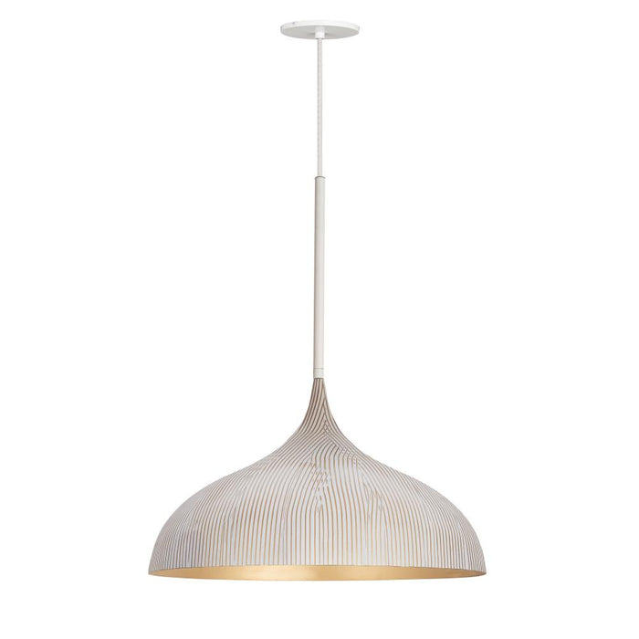 Fleur-single Pendant | 10914WTGLD