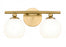 2 Light Vanity | 1100-2V-MGLD