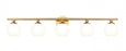 5 Light Vanity | 1100-5V-MGLD