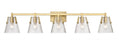 5 Light Vanity | 1101-5V-MGLD